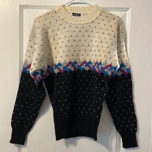 100% wool vintage sweater